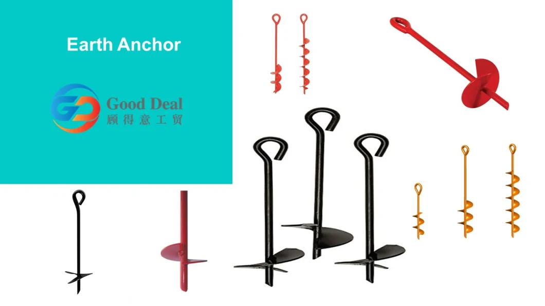 Auger Earth Anchor Auger Ground Anchor with Good Quality